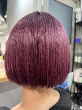 ミエルヘアーエスト 新宿店(mielhair est) ラベンダーピンク