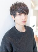韓国風/シースルーマッシュ/黒髪