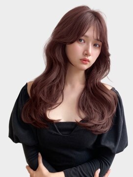 ユーフォリア 新宿通り(Euphoria) ローズブラウン/レイヤーカット/韓国巻き