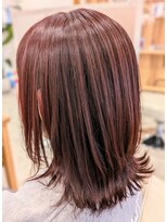 アン(an) 外ハネ秋色ピンク