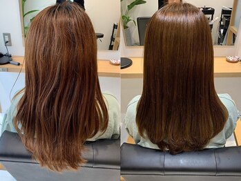 キオナ(Kiona)の写真/縮毛矯正とは気づかれないほど柔らかに♪kiona式◆巻ける縮毛矯正にご予約殺到◎ナチュラルな仕上がりに。