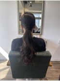 シンプルヘアセット