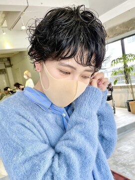 ウールバイレガーレ(uul by Legare/a) 大人かわいい黒髪パーママッシュショートパーマボブ黒髪ショート