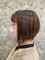 ヘアーズ イオンモール徳島(HAIRZ) 《HAIRZ》大岩真弓　大人女性の若魅せ前下がりショートボブ