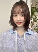 【MINX】くびれヘア+くすみベージュハイライトカラー_表参道