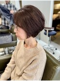 大人ショートボブ