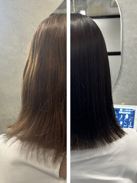 リノア 西梅田 福島(Linoa) 美髪矯正×切りっぱなし