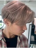 韓国風ミルクティーグレージュカラーベージュブラウン