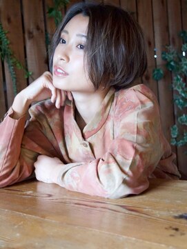 コモン 学芸大学(COMON) 暗めカラー/フェイスフレーミング[学芸大学駅/ドライカット]