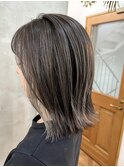 切りっぱなし×デザインカラー