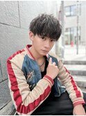 【曲がる縮毛矯正】フェザーパーマ サーフカール センターパート