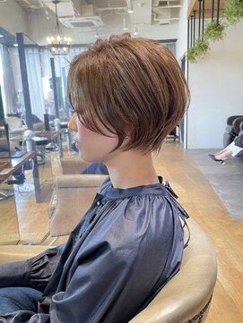 バンプ ギンザ(BUMP GINZA) 30代40代50代前髪なし銀座小顔絶壁解消大人ショートハイライト伊