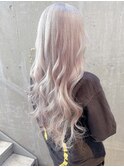 ホワイトシルバーカラー/ハイトーンカラーダブルカラー
