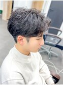フェザーパーマ　ツーブロック　トレンドパーマ　おすすめ　福岡
