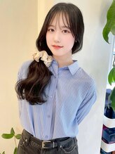ロル キョウト(L'or Kyoto) シースルーバング×韓国風くびれロング
