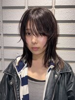 ビファインクーアヴェダ(Be fine coo AVEDA)&nbsp;うざバング　ミディアム平成レイヤーカット/
