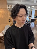 ヘアースペースブルーム プリュス 石橋店(HAIR SPACE BLOOM plus) 石橋阪大前/根元が立ち上がるゆるふわシャドウパーマ