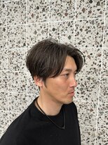 オーク ナチュリ(OAK×NACHUL) センターパート/フェザーショート/前下がり/メンズカット