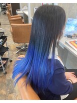 クイーンズゲート RITZ店(Queens's gate)&nbsp;グラデーションカラー×ブルー