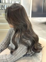 シュルール 所沢プロぺ通り店(chorule) ミントベージュチョコレートグレージュブリーチなし前髪カット