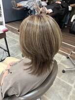 バセット バイ アルター 鎌取店(basset by aL-ter)&nbsp;ダークパープル/ナチュラルショート/ミルクブラウン/夏/鎌取