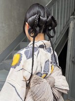 ビビト(bibito)&nbsp;bibito ヘアセット ヘアアレンジ ツインテール 浴衣ヘア
