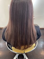 美容室 アミューズ(amuse)&nbsp;髪質改善メテオカラーでシナモンベージュ