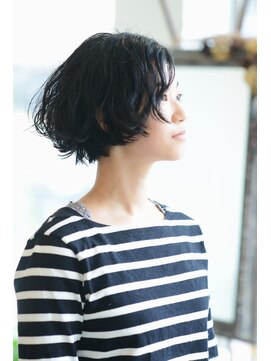 アンジョ(ANJO) 『ANJO』 ブラックウェーブボブ