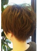 アプリエカラーで抜け感ショート★