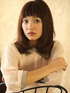 エマージュ 池袋東口店(Emerge) おしゃれなマッシュバングのナテュラルミディアム【池袋/池袋】