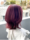 外ハネミディチェリーカラー