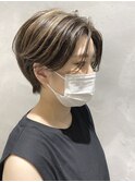 大人ショートアッシュスタイル