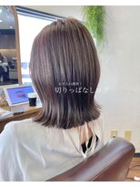 レイラバイアフロート 吉祥寺(Lila by afloat)&nbsp;ロブヘア/暗髪/切りっぱなしロブ/鎖骨ミディアム/ワンレンボブ