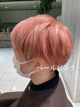 アース 武蔵境店(HAIR & MAKE EARTH) ブリーチとイルミナ/アディクシーカラー で作るペールピンク