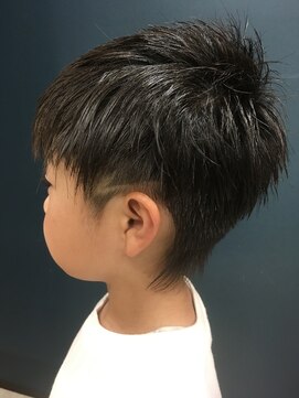 ヘアサロンアンドヘアメイクディー(hair salon hair make D) 仙台D 刈り上げソフトフェードキッズカットラインstyle