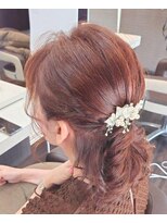 エノモト(ENOMOTO) ヘアセット 上品華やかハーフアップウェーブスタイル