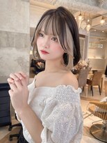 ロンド ロビン 栄(Lond robin)&nbsp;【Lond robin】渡辺隼也　ハイトーン/ベージュ／ヘアカラー　m