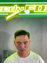 グリーディーフォックス 三軒茶屋(GreedyFOX)&nbsp;波巻き/マッシュパーマ/ウルフ/ハイライト<理容室>三軒茶屋