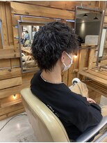 メロウマン(mellowman) men's カット×ツイストスパイラルパーマ