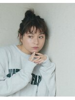 グラッド ナチュラル ヘアー(glad NATURAL HAIR) ブラウンヘアにゆるっとアレンジ