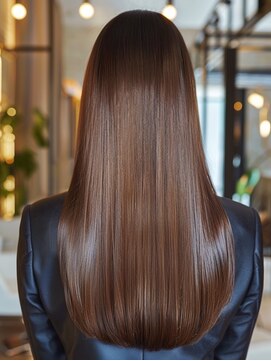 カンナ つくばみどりの(Canna) レイヤーカット/ウェットヘア/オリーブベージュ[つくばみどりの]