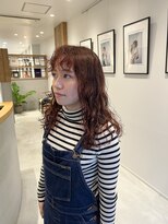 シアン 矢場町店(CYAN.)&nbsp;オレンジカラー×ウェーブパーマ