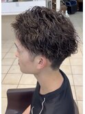 無造作！波打ちツイスパショートパーマin大宮メンズカットパーマ