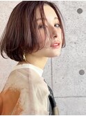 前髪なし大人ショートボブ◎