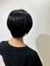 『女性限定』50代以上に大好評♪スッキリカット＋白髪染めショートスタイル
