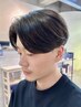 【曲がる縮毛矯正！】men'sカット＋酸性ストレート ￥20000
