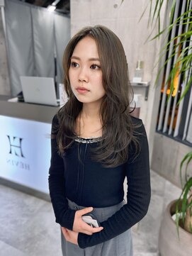 エヴァン(HEVIN) レイヤーカット☆ヘーゼルベージュ