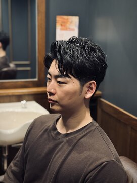 銀座 シノ 本店(shino) ニュアンスパーマ×ビジネスカジュアルスタイル