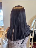 【艶髪ストレート】ラベンダーブラウン