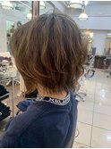 ショートパーマミディアムパーマレイヤーカットボブ［綾瀬店］